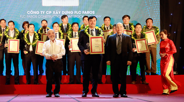 FLC Faros được đánh giá cao tại Lễ vinh danh Top 10 Nhà thầu xây dựng uy tín Việt Nam 2018
